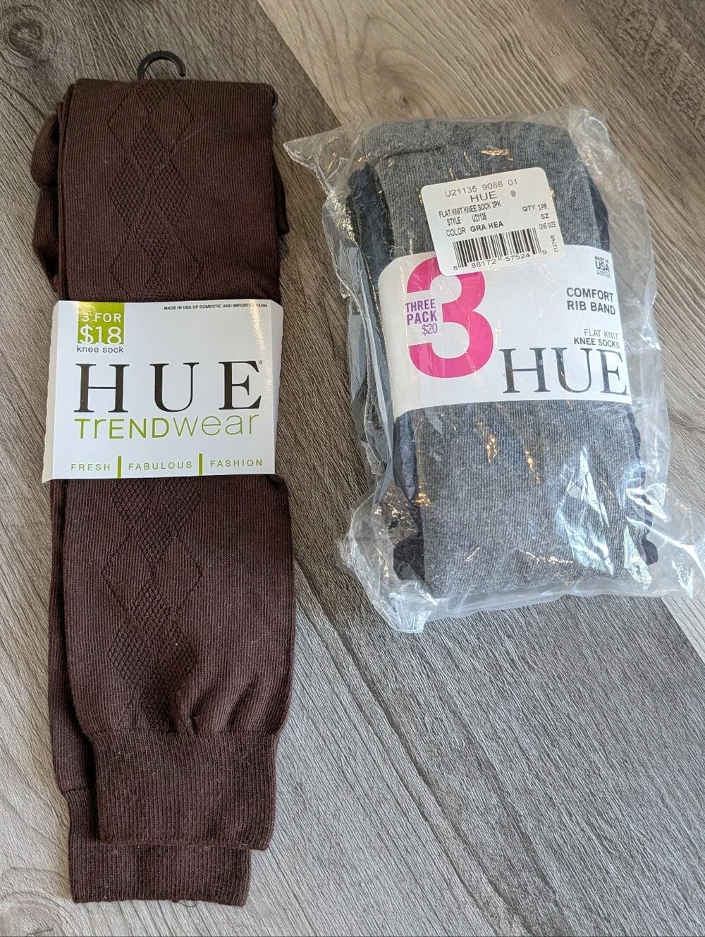 nwt HUE 4 pairs knee high socks